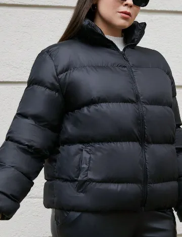 Geaca SHEIN CURVE, negru