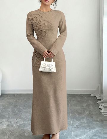 Rochie lunga SHEIN, maro