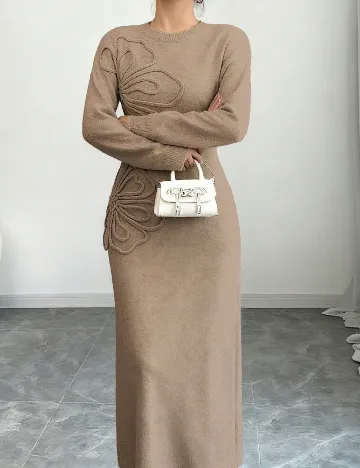Rochie lunga SHEIN, maro