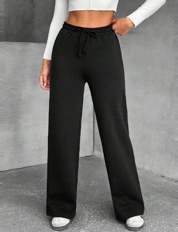 Set pantaloni 3 perechi SHEIN, negru/maro/gri
