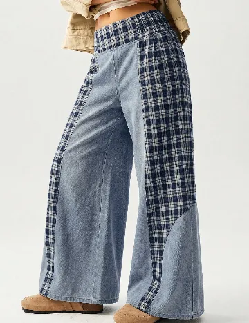 Pantaloni SHEIN, albastru