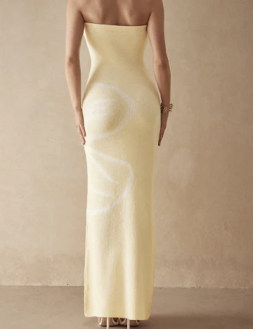 Rochie lunga SHEIN, crem