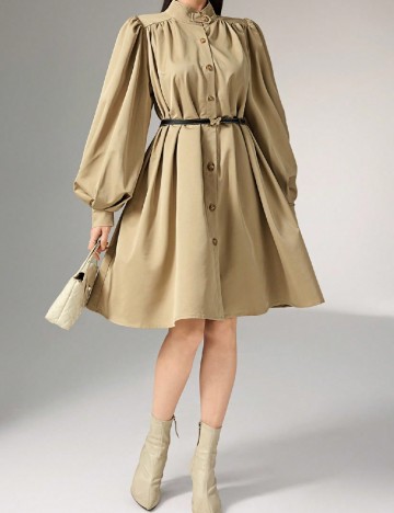 Rochie scurta SHEIN, bej