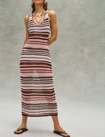 Rochie de plaja SHEIN, mix culori