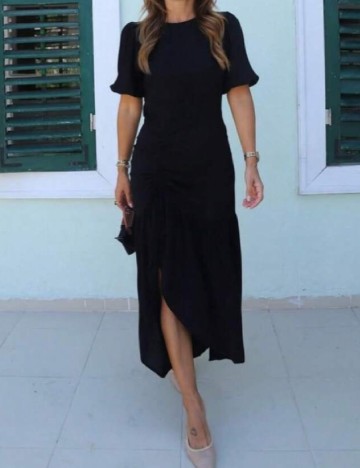 Rochie lunga Janes, negru
