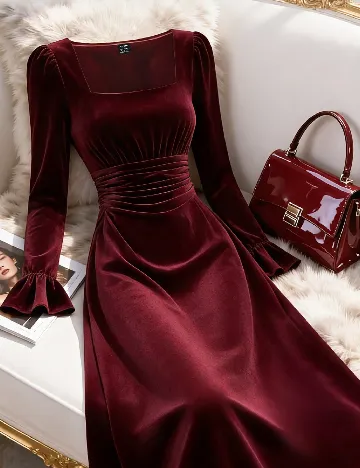 Rochie lunga SHEIN, rosu