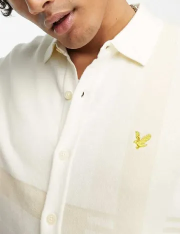 Tricou Lyle&Scott, crem