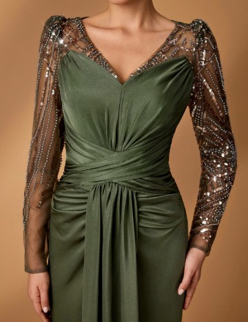 Rochie lunga SHEIN, verde
