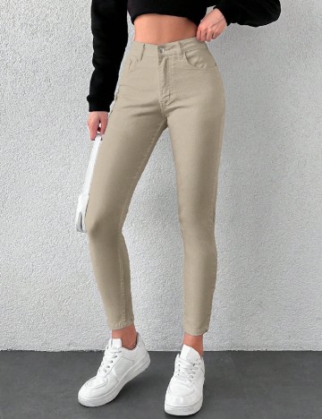 Blugi SHEIN, crem