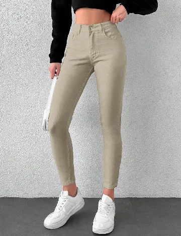 Blugi SHEIN, crem