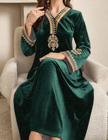 Rochie lunga SHEIN, verde
