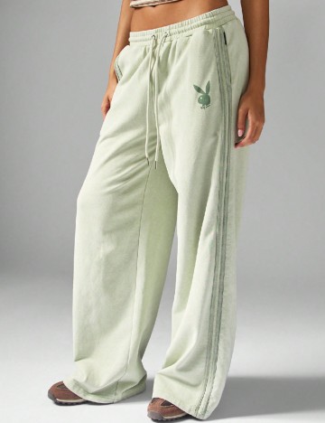 Pantaloni Missguided, verde deschis