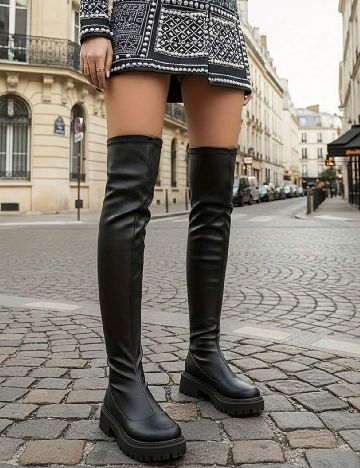 Cizme SHEIN, negru
