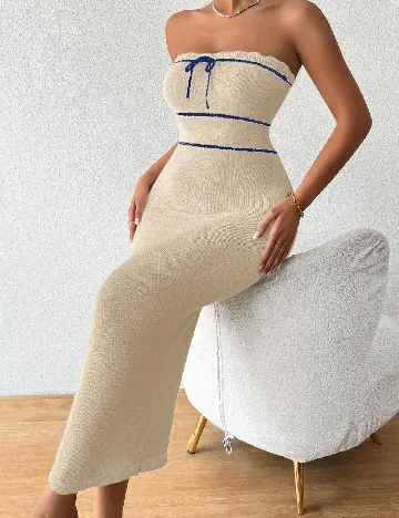 Rochie medie SHEIN, crem