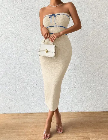 Rochie medie SHEIN, crem