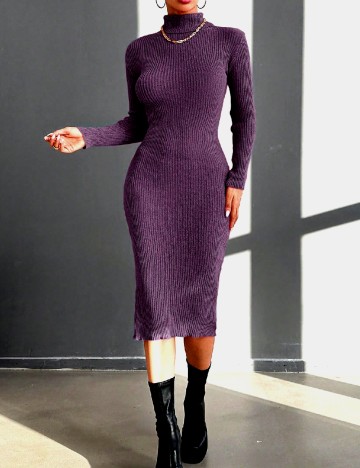 Rochie medie SHEIN, mov
