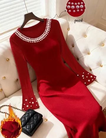 Rochie lunga SHEIN, rosu