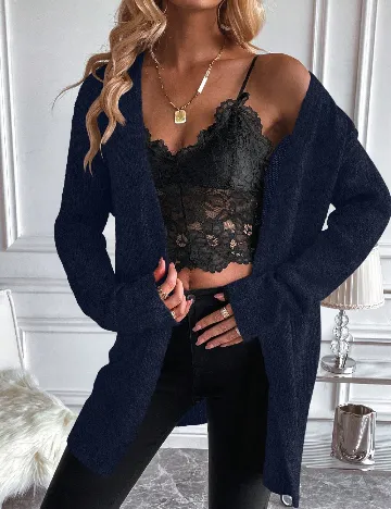 Cardigan SHEIN, bleumarin