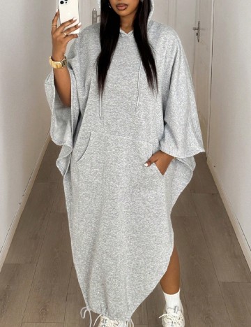 Rochie lunga SHEIN CURVE, gri