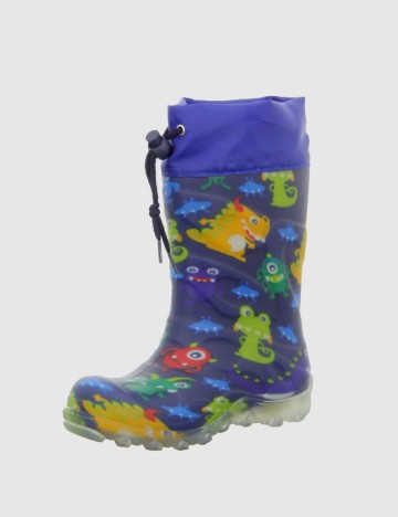 Cizme cu luminite Beck, bleumarin