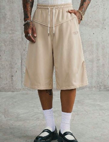 Pantaloni scurti SHEIN, crem