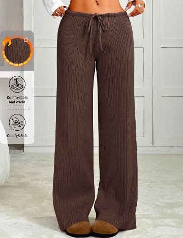 Pantaloni SHEIN, maro
