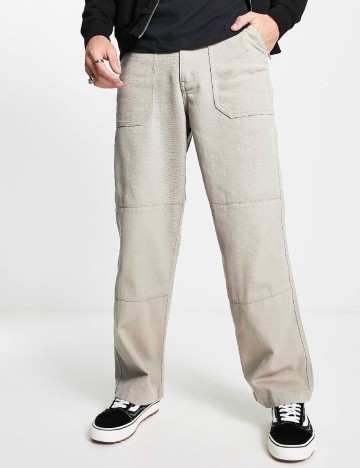 Pantaloni COLLUSION, bej