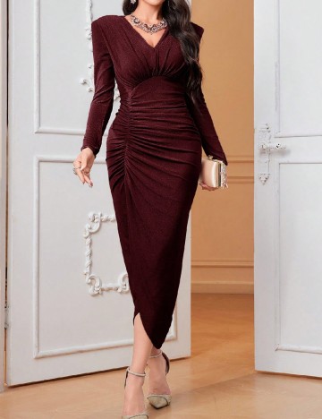 Rochie lunga SHEIN, rosu