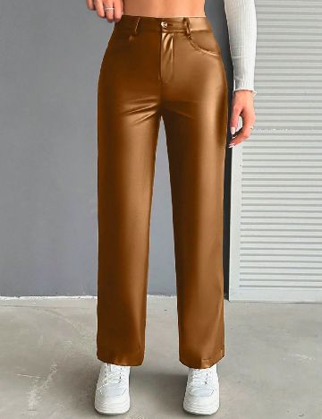 Pantaloni SHEIN, maro