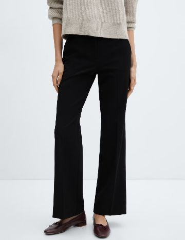 Pantaloni Mango, negru