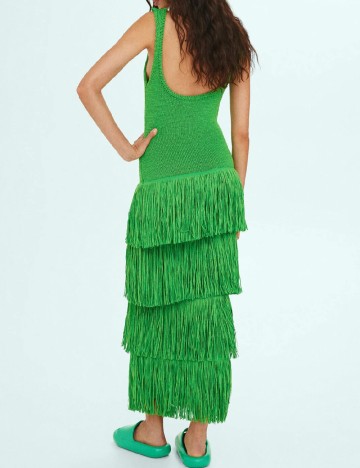 Rochie lunga Mango, verde