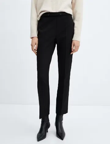 Pantaloni Mango, negru