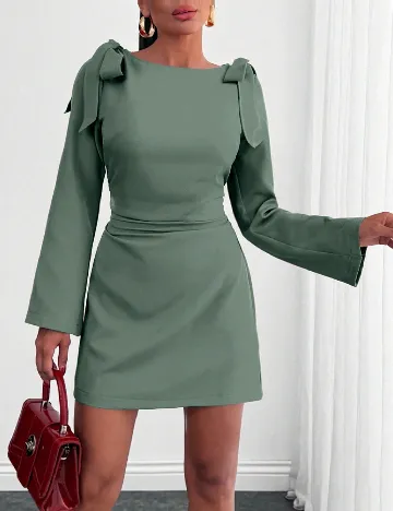 Rochie scurta SHEIN, verde