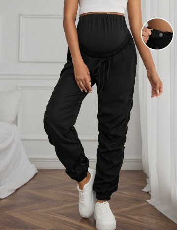 Pantaloni SHEIN Maternity, negru