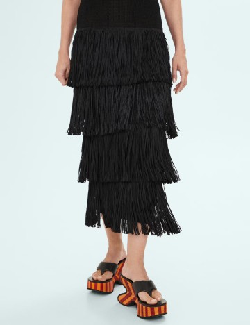 Rochie lunga Mango, negru