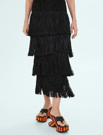Rochie lunga Mango, negru