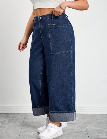 Blugi SHEIN CURVE, albastru
