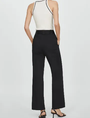 Pantaloni Mango, negru