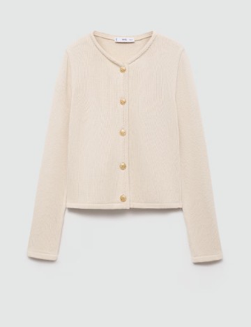 Cardigan Mango, crem