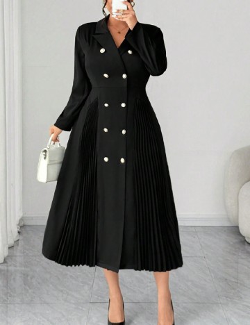 Rochie medie SHEIN CURVE, negru