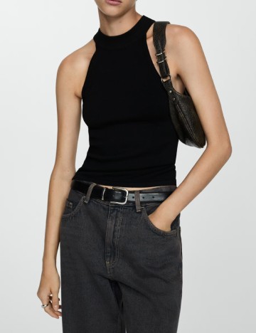 Top Mango, negru