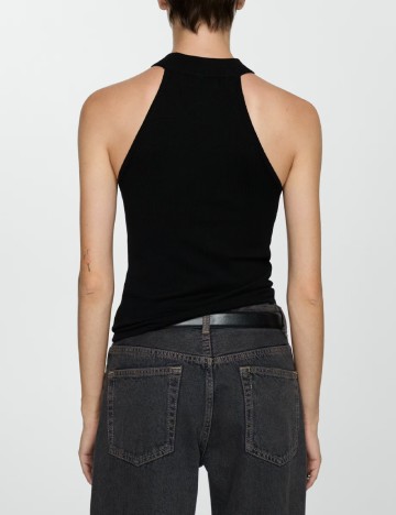 Top Mango, negru
