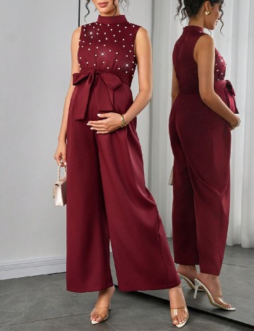 Salopeta SHEIN Maternity, rosu