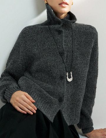 Cardigan SHEIN, gri
