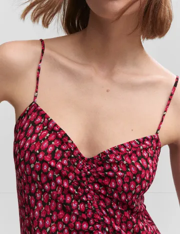 Rochie lunga Mango, floral print