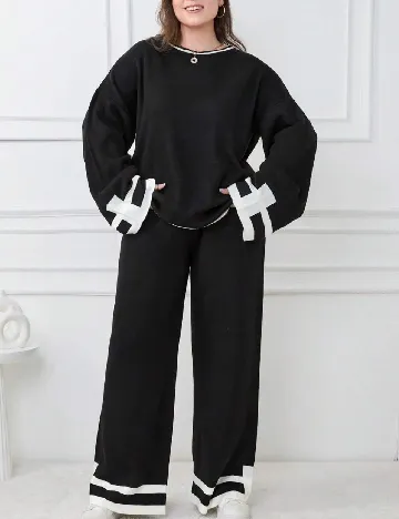 Compleu SHEIN CURVE, negru