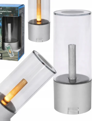 Lampa solara LED SOLAR, argintiu