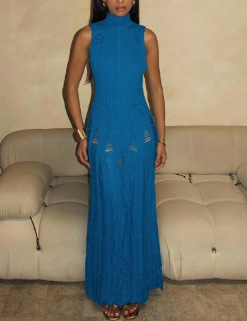 Rochie lunga SHEIN, albastru