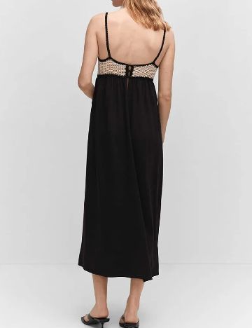 Rochie lunga Mango, negru