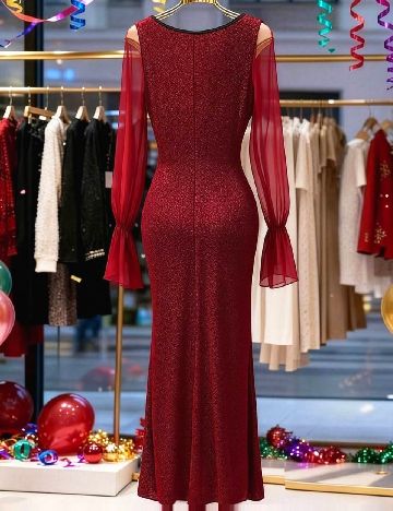 Rochie lunga SHEIN, rosu